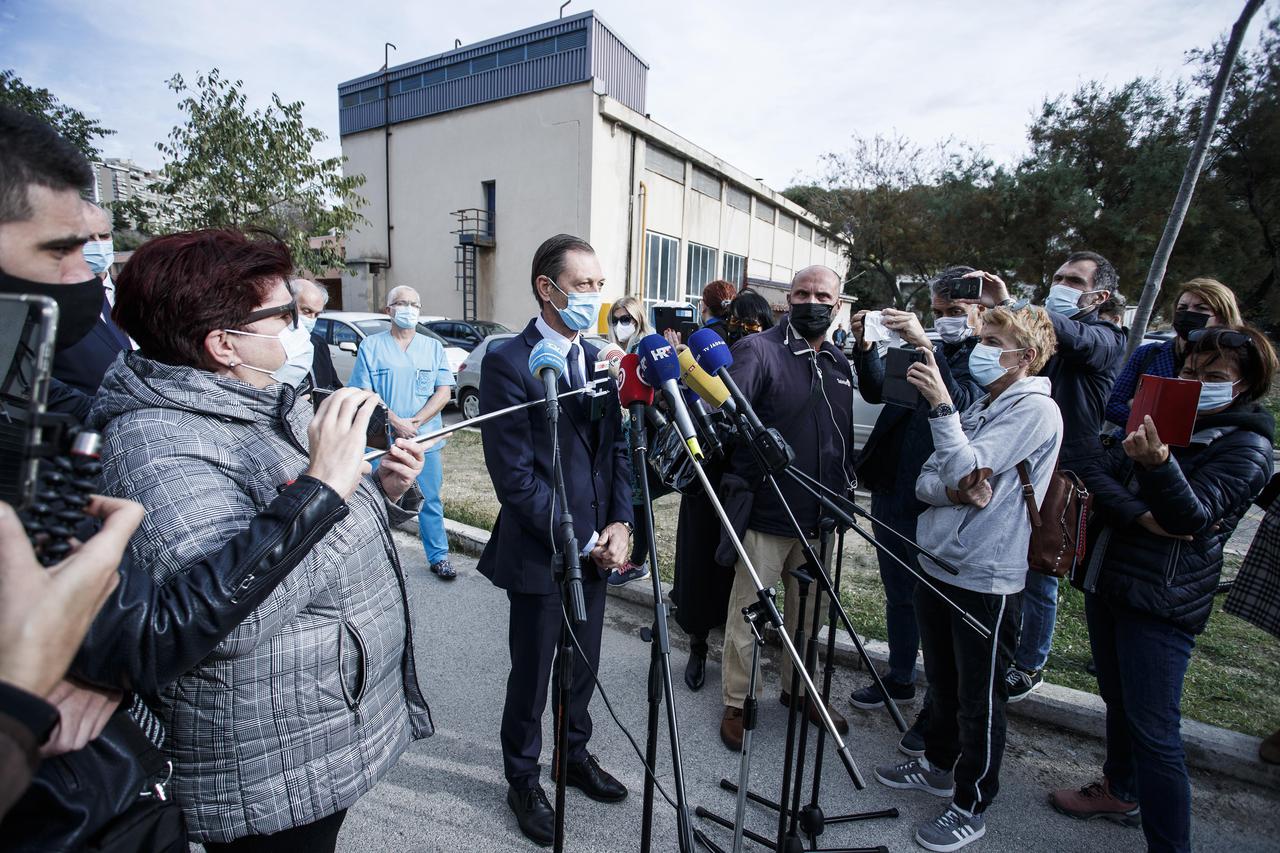 Izvanredna konferencija za medije KBC-a Split