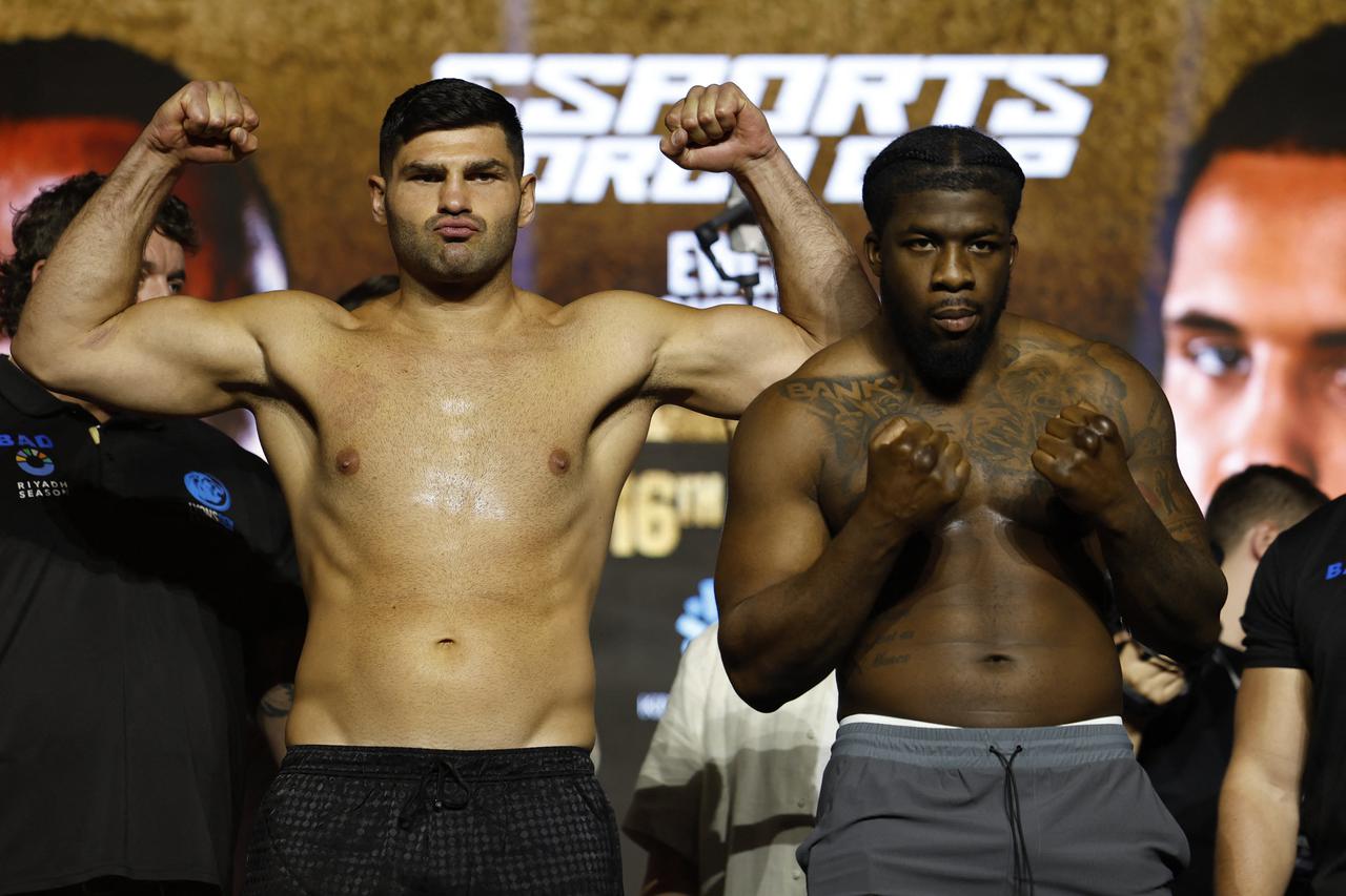 Dillian Whyte v Moses Itauma - Weigh-in for EWC25 Fight Week