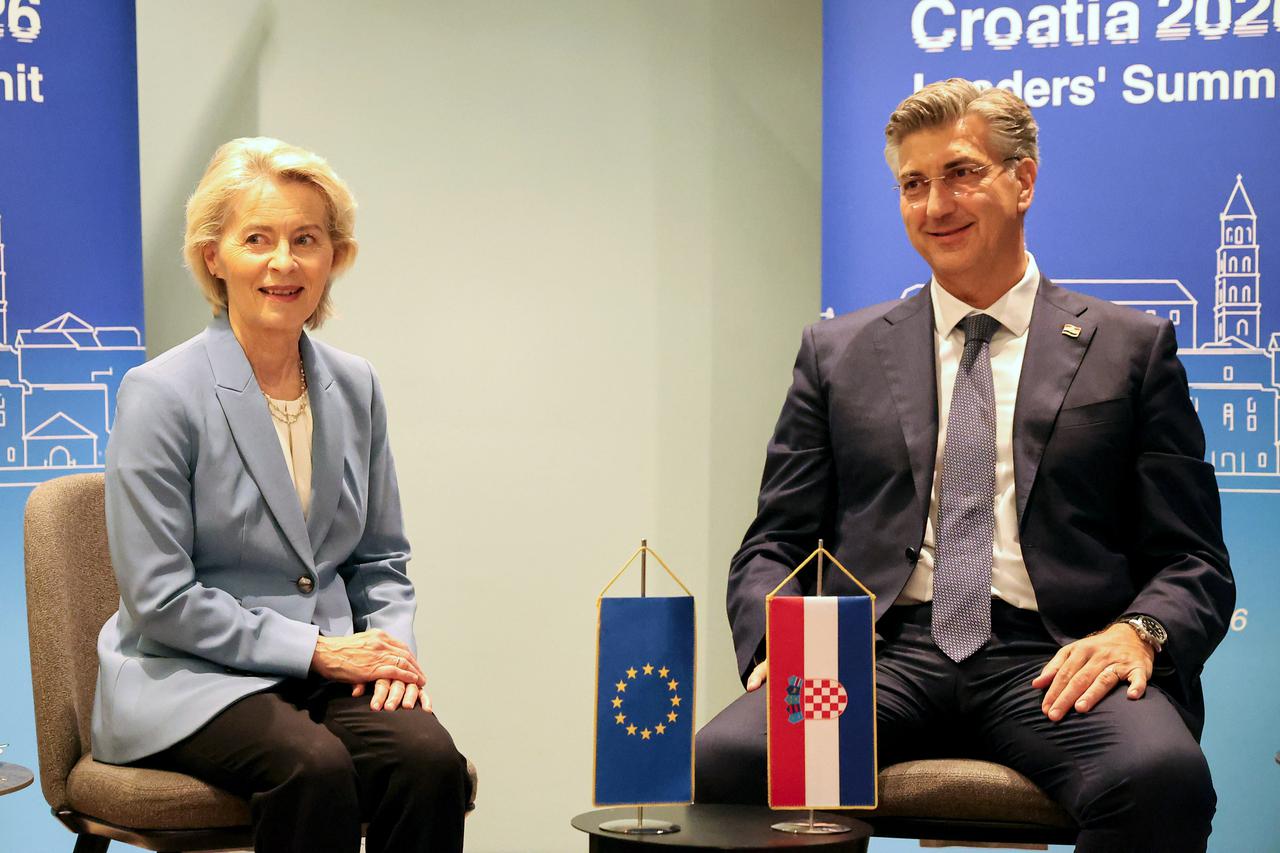 Split: Andrej Plenković susreo se s Ursulom van der Layen