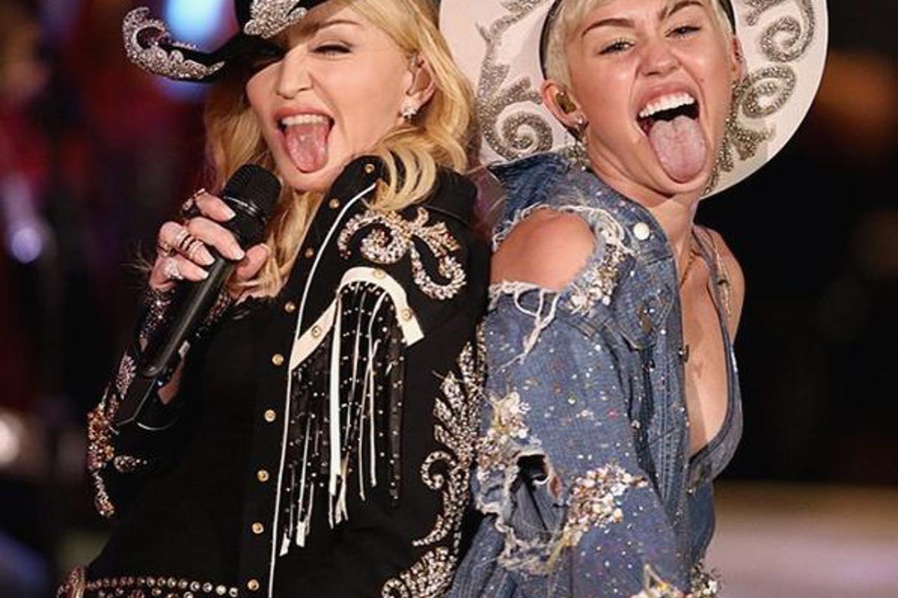Madonna i Miley Cyrus