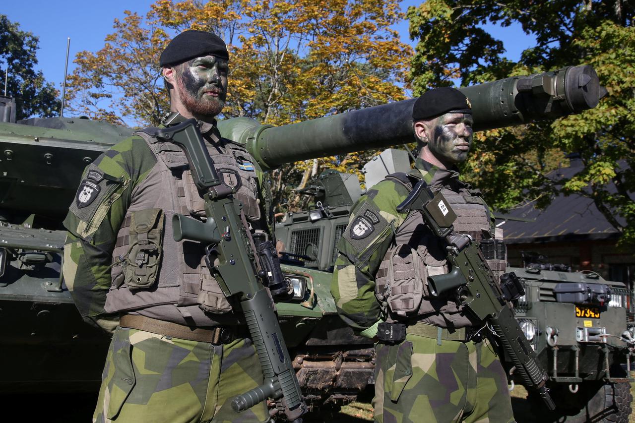 Swedish troops prepare for 'historic' NATO Latvia deployment