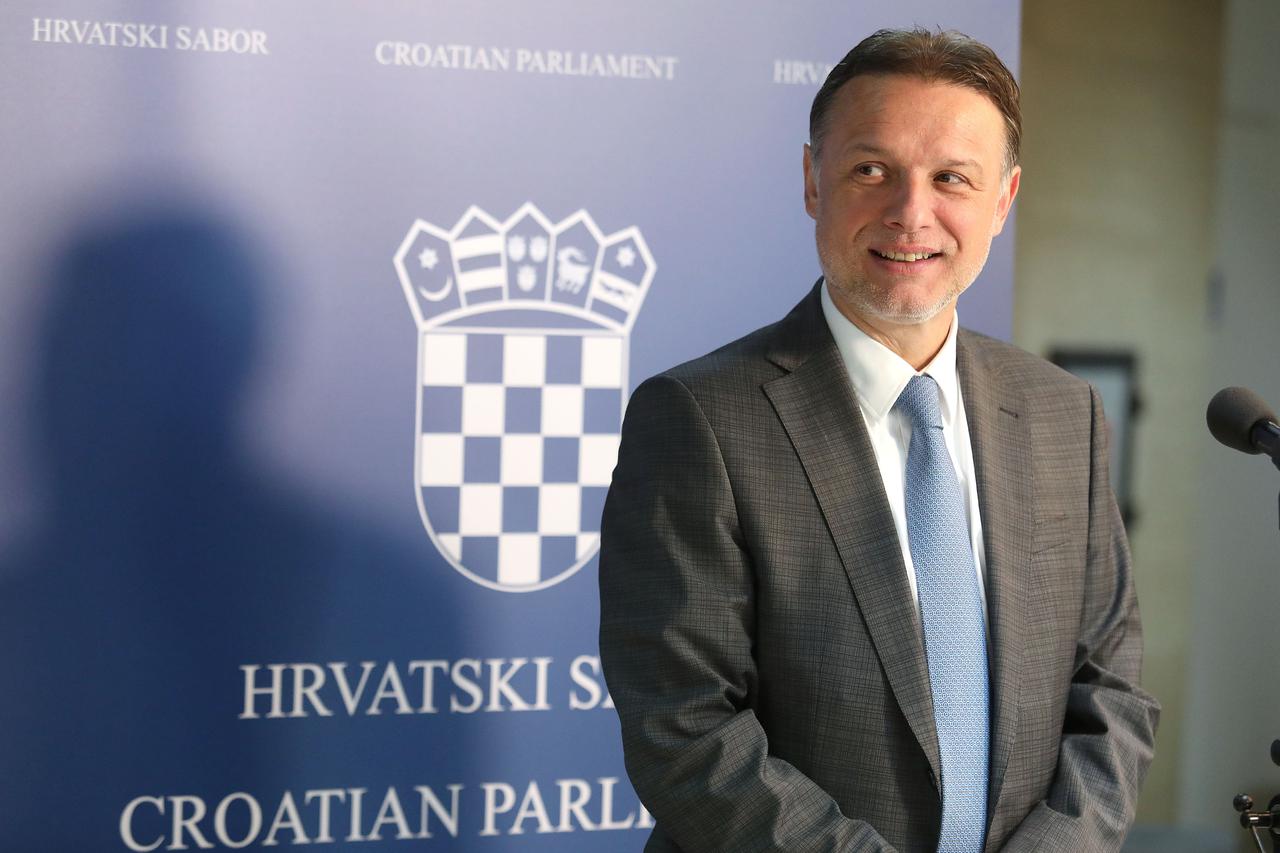 Zagreb: Predsjednik Sabora Jandroković održao konferenciju za medije