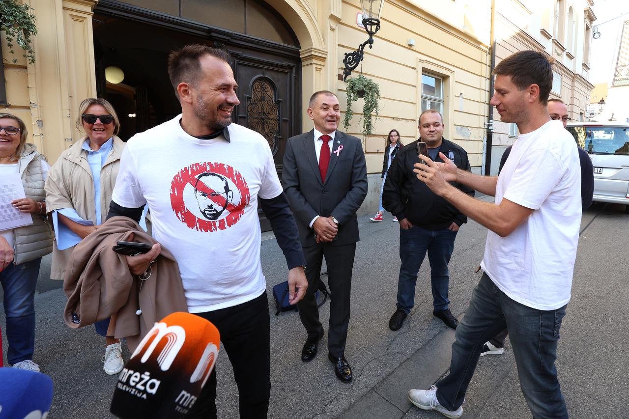 Zagreb:  Dolazak zastupnikana na sjednicu Gradske skupštine 