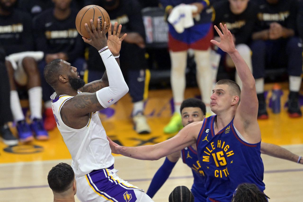 NBA: Playoffs-Denver Nuggets at Los Angeles Lakers