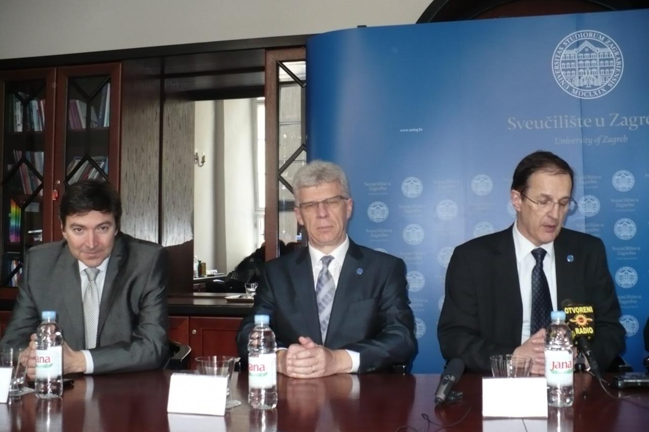 Vedran Mornar, Tihomir Hunjak i Aleksa Bjeliš 