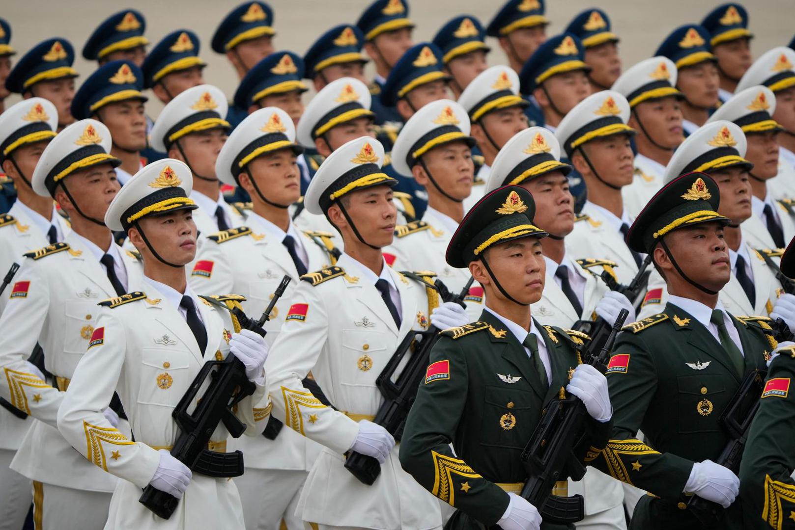 People's Liberation Army of China march during a parade celebrating the 80th anniversary of independence in Hanoi, Vietnam, September 2, 2025. Vincent Thian/Pool via REUTERS Photo: VINCENT THIAN/REUTERS