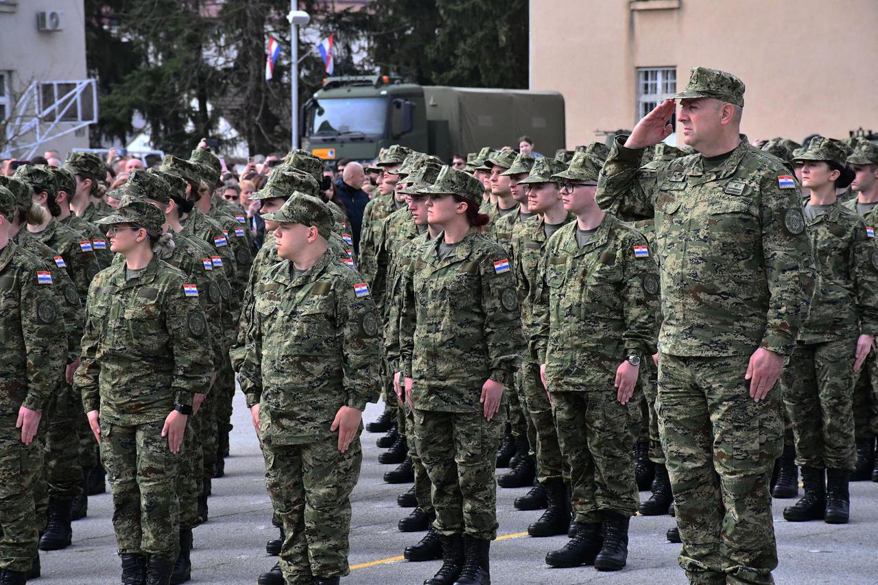 Požega: Svečana prisega ročnika na temeljnom vojnom osposobljavanju