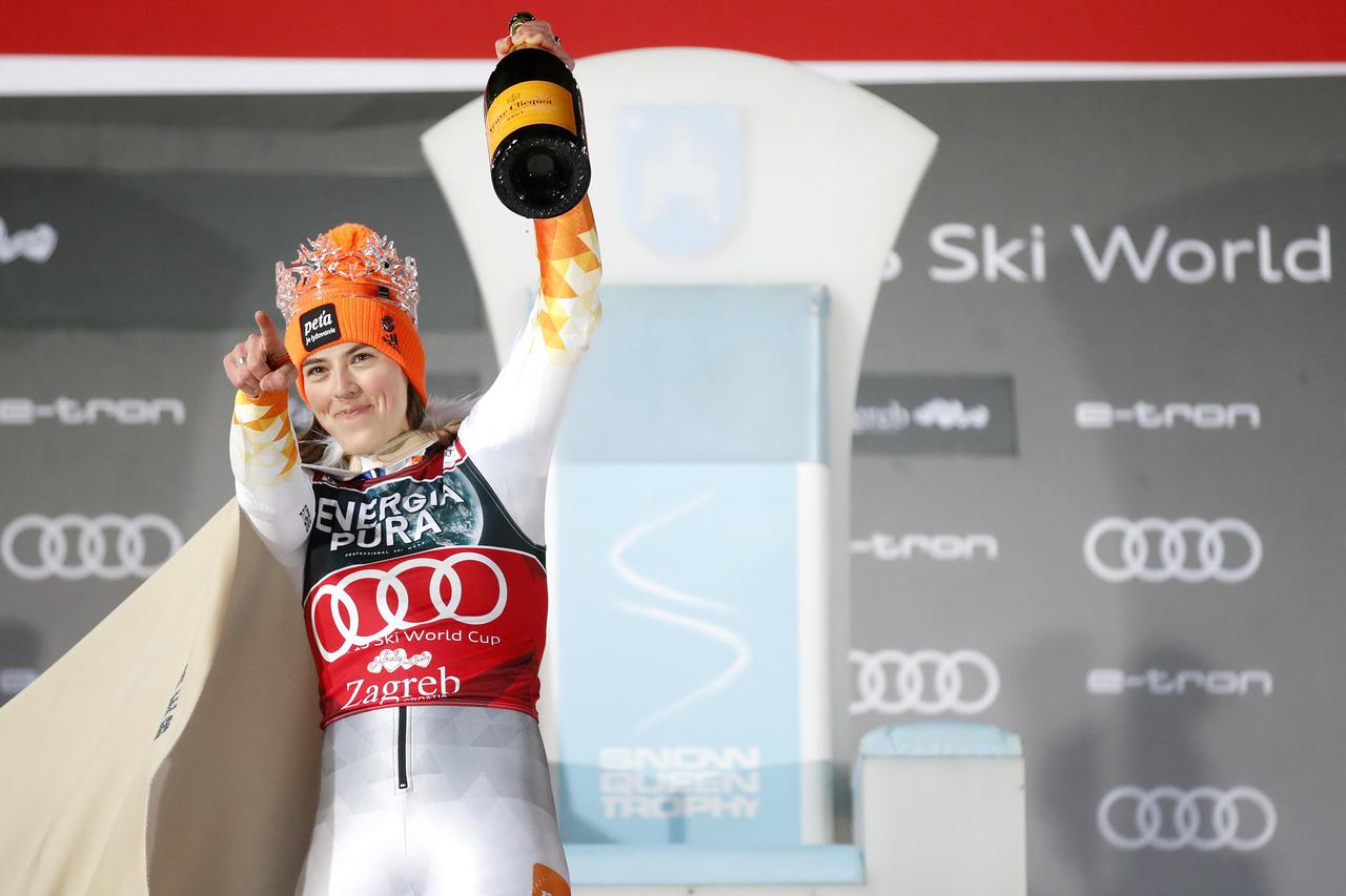 Zagreb: Slovakinja Petra Vlhova obranila krunu Snježne kraljice