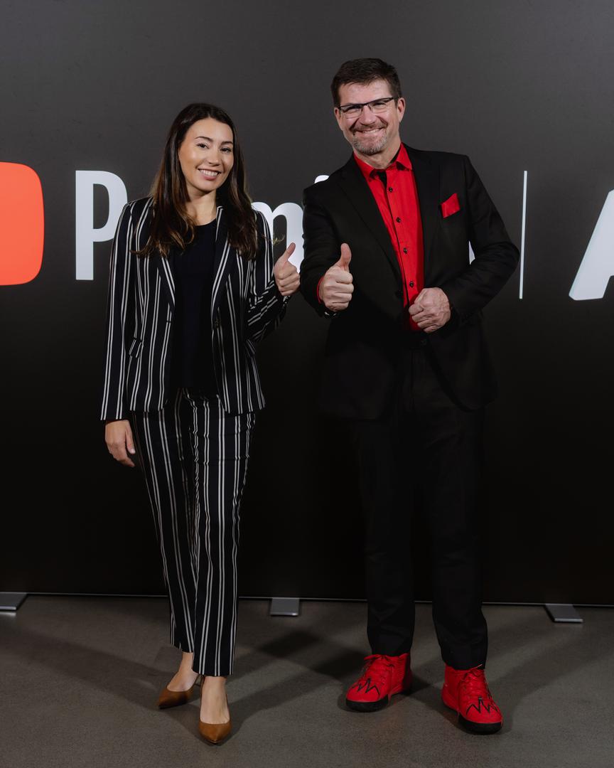 Andrea Ares, YouTube Leader for Southern Europe, Dejan Turk, predsjednik Uprave A1 Hrvatska