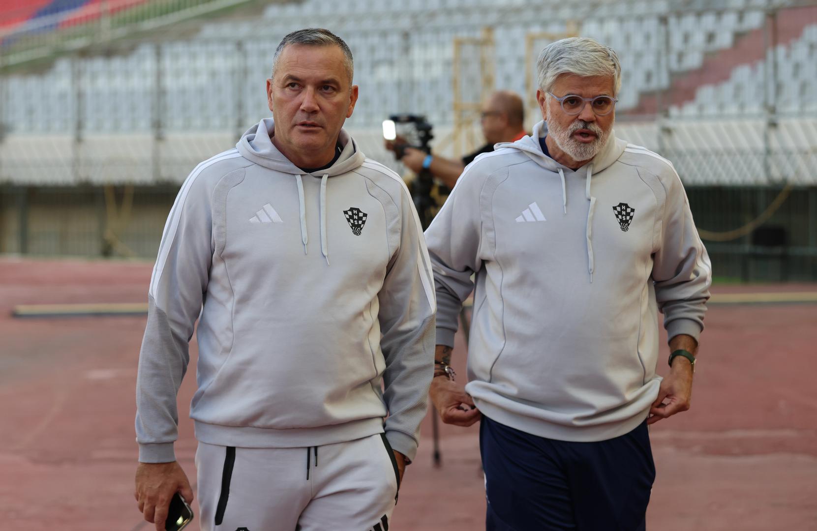 Na trening je došao i predsjednik HNS-a Marijan Kustić.