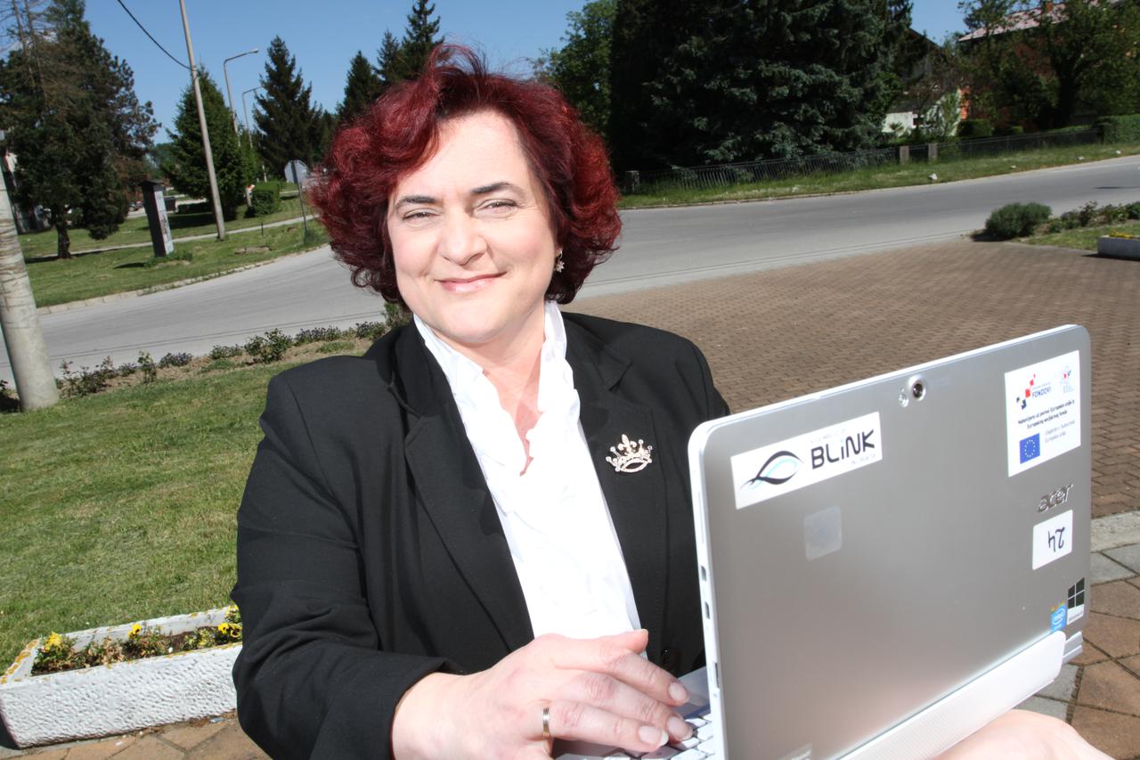 07.05.2015., Veliki Bukovec - Profesorica matematike Lidija Kralj izabrana je medju pet najboljih obrazovnih inovatora u Europi. Photo: Vjeran Zagnec Rogulja/PIXSELL