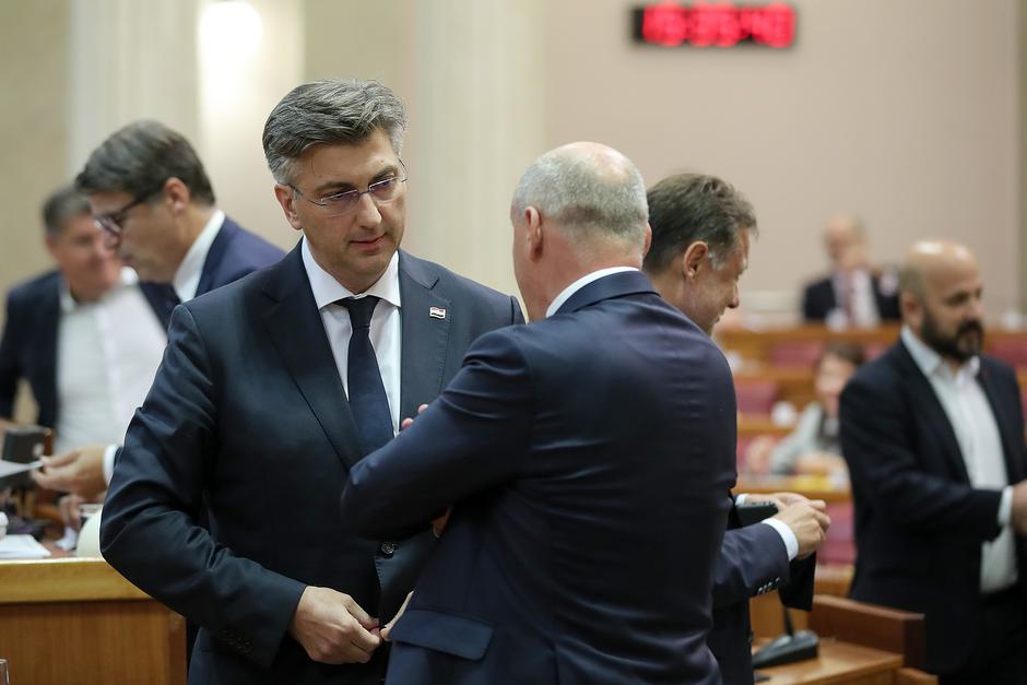Izlaganje premijera Andreja Plenkovića u Saboru