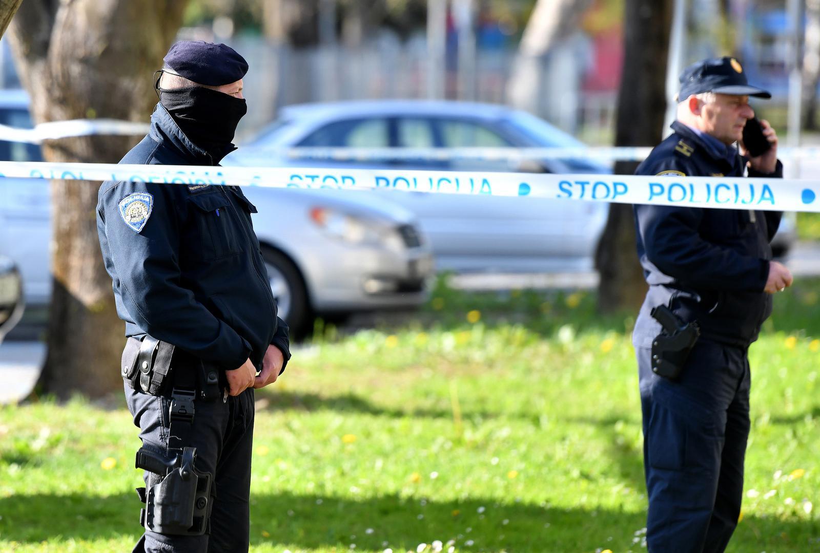 17.04.2022., Ivanec- U stanu pronadjeno tijelo muske i zenske osobe. Radi se o policijskim sluzbenicima. Ocevid je u tijeku. Photo: Vjeran Zganec Rogulja/PIXSELL