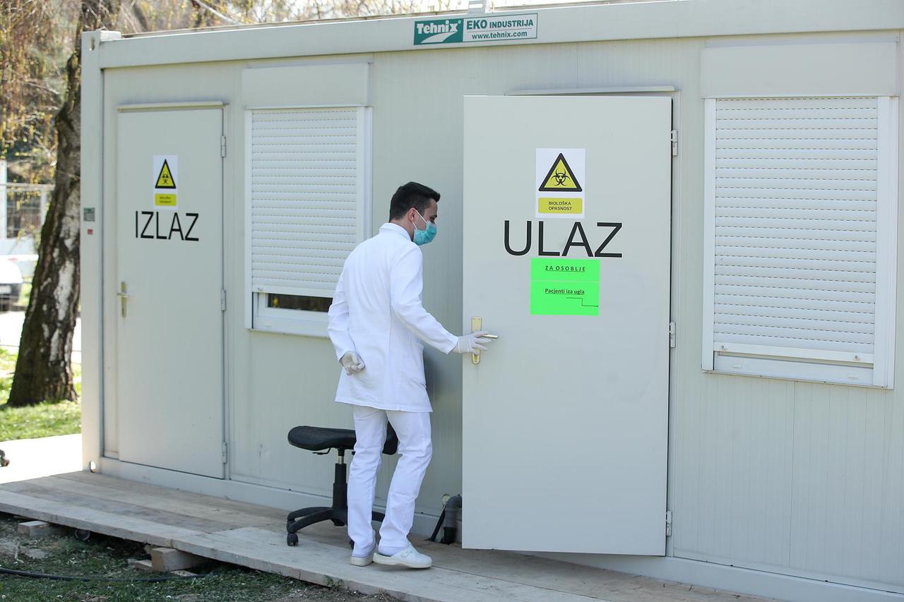 Mobilni kontejneri u kojima se građani mogu testirati na koronavirus
