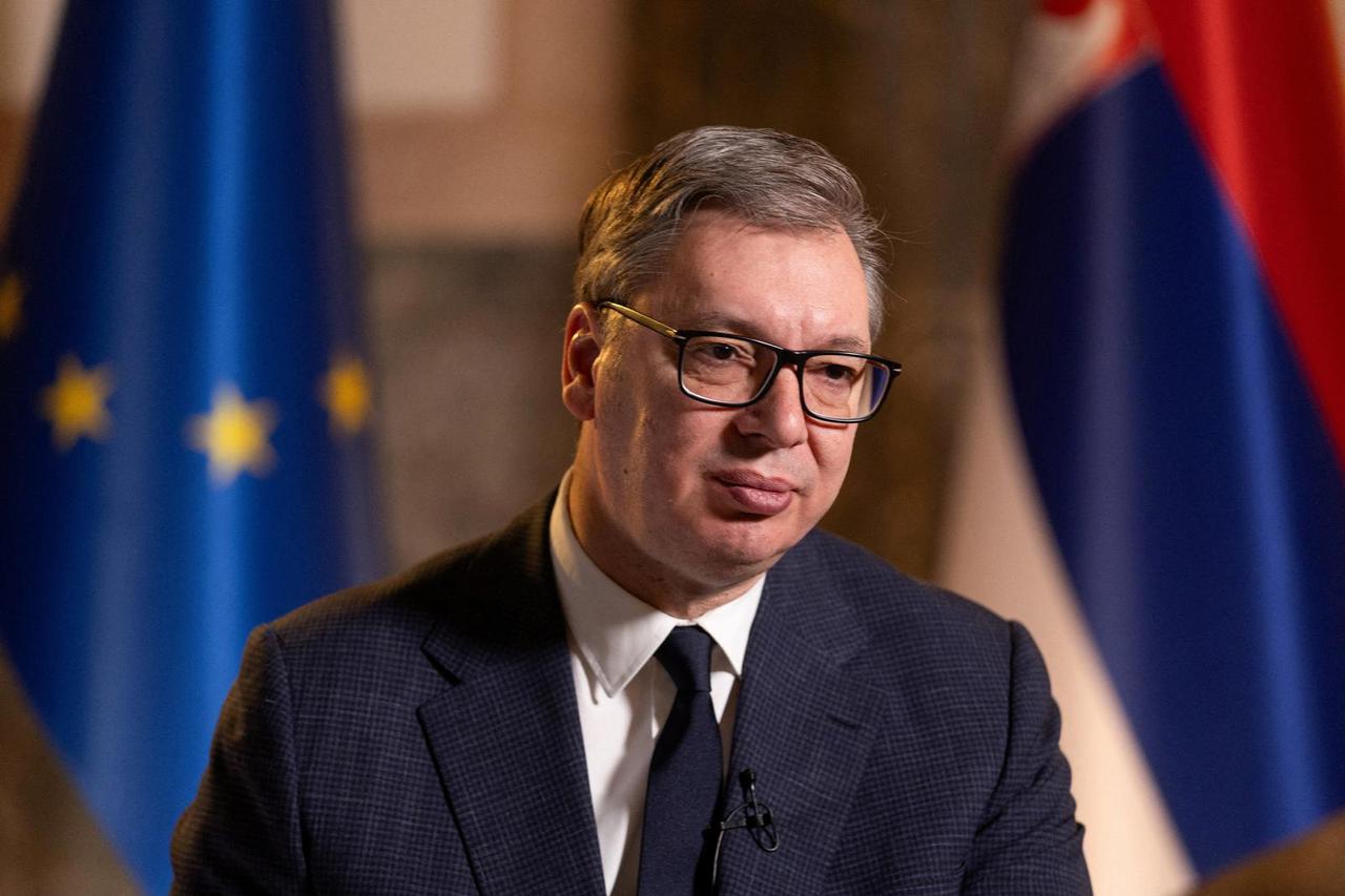 FILE PHOTO: Interview wirth Serbia's President Aleksandar Vucic in Belgrade