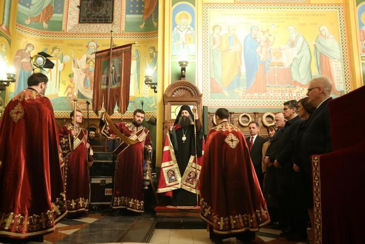 Mitropolit Perić održao misu uoči pravoslavnog Božića