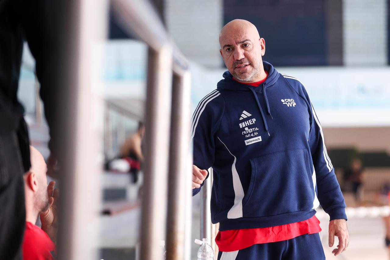 Trening Hrvatske vaterpolo reprezentacije uoči odlaska na Europsko prvenstvo