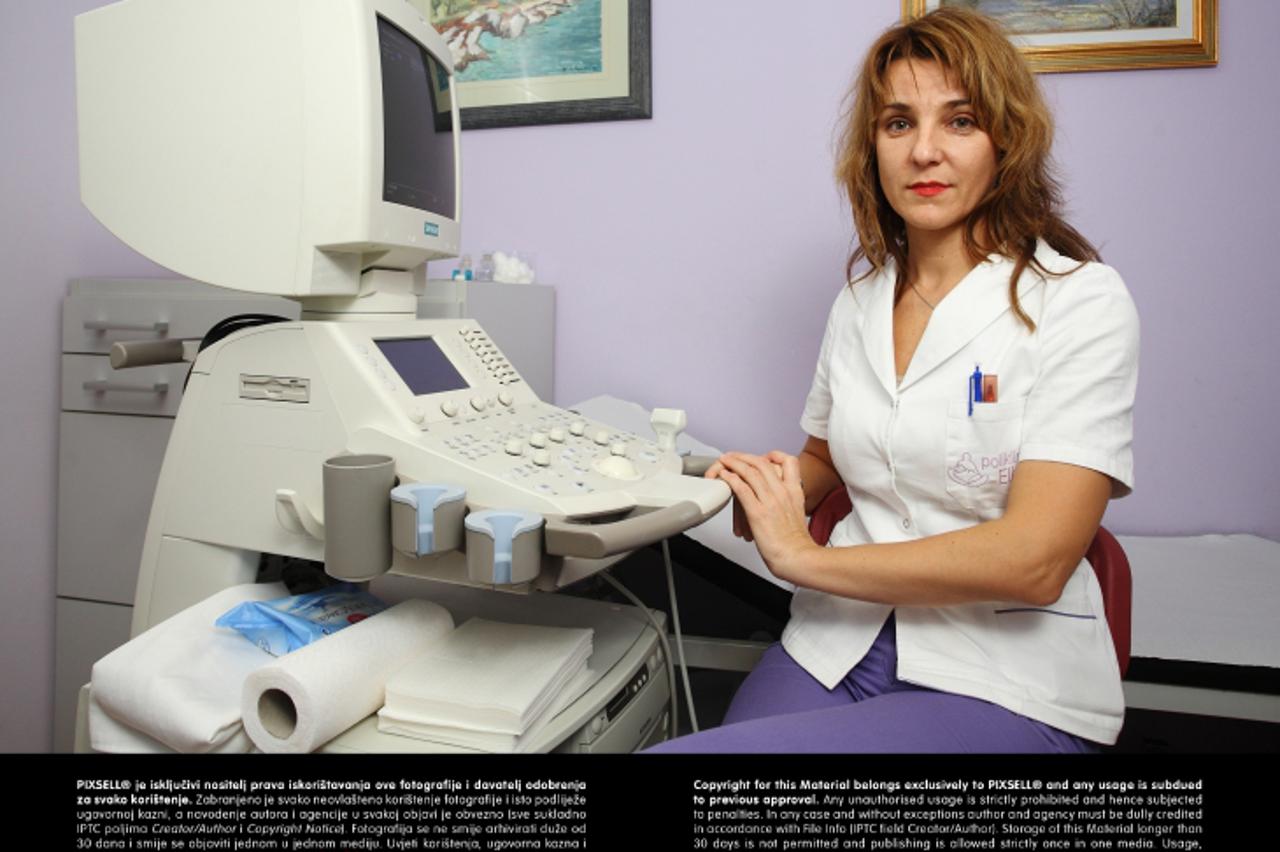 '03.11.2011., Zagreb - Ilona Sucac, dr. med., specijalistica onkologije i radioterapije u poliklinikci Eljuga.  Photo: Tomislav Miletic/PIXSELL'
