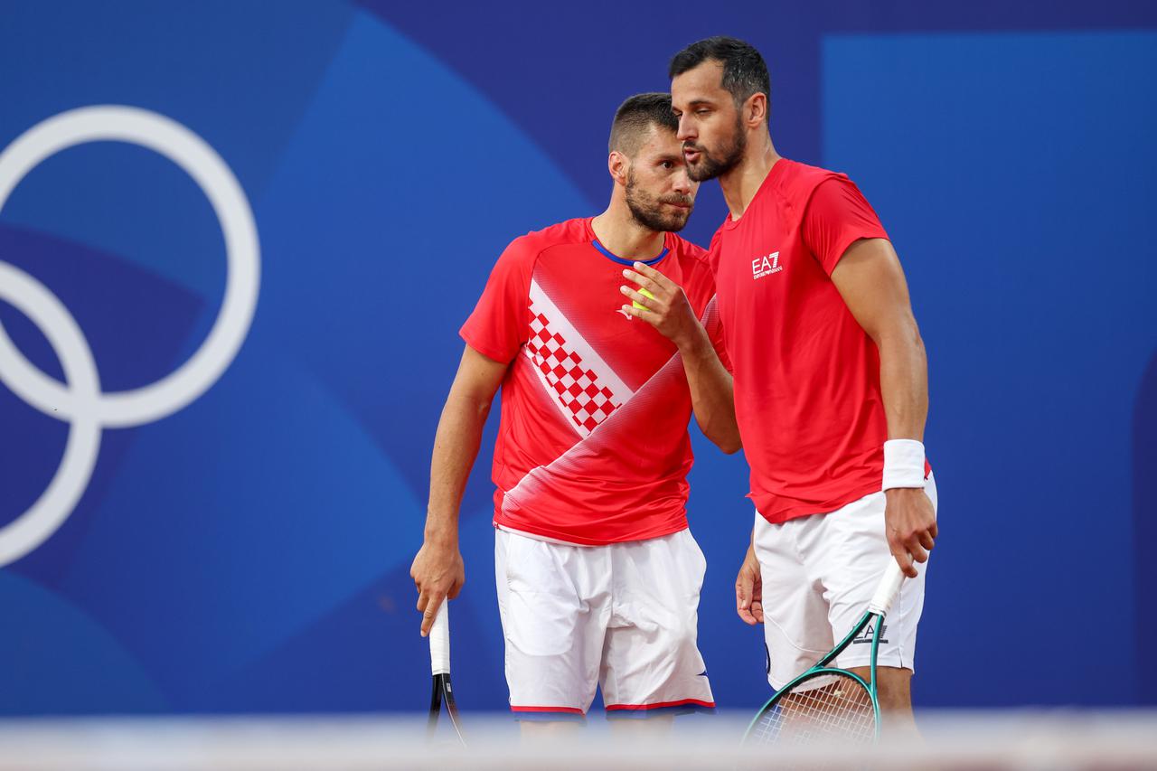 Pavić i Mektić ispali u prvom kolu teniskog turnira na Olimpijskim igrama u Parizu