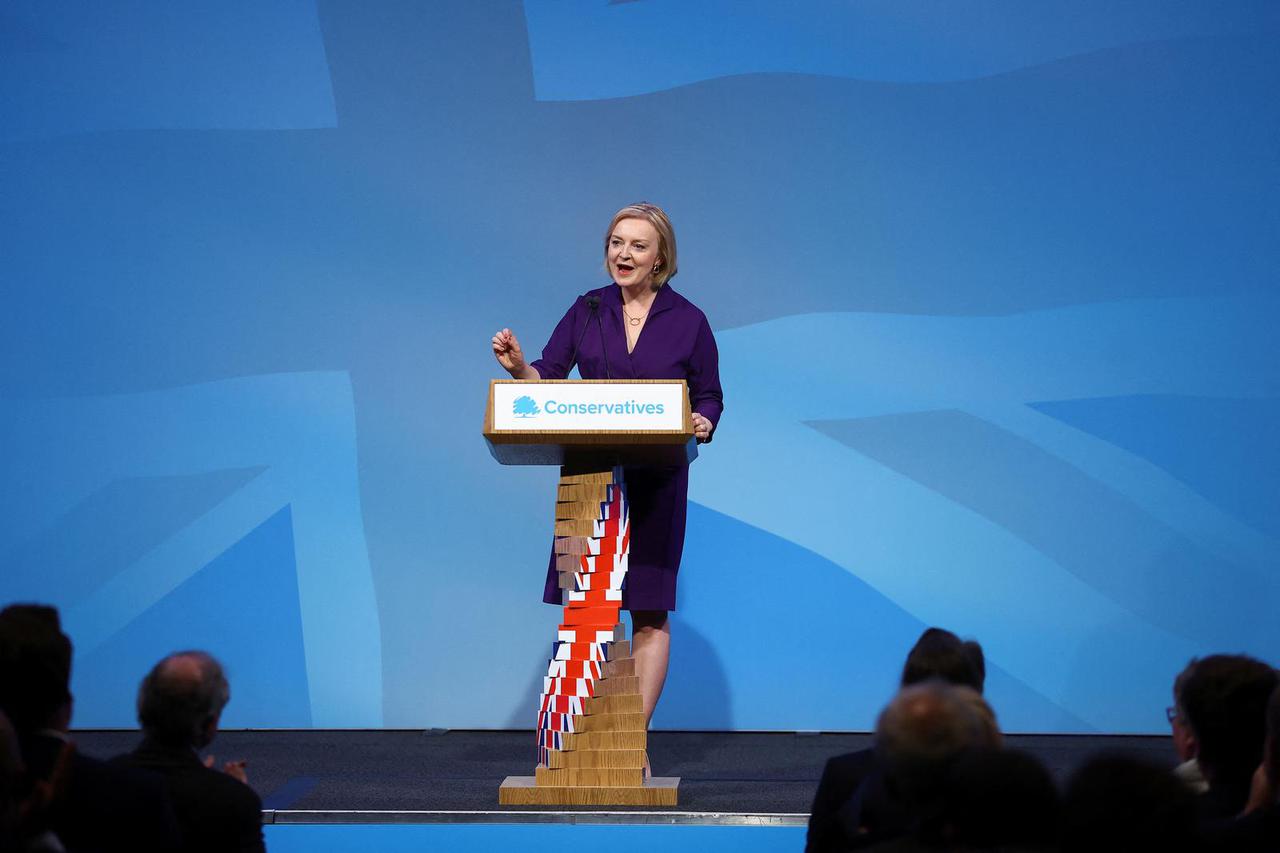 Liz Truss announced as next UK PM following Conservative membership ballot, in London