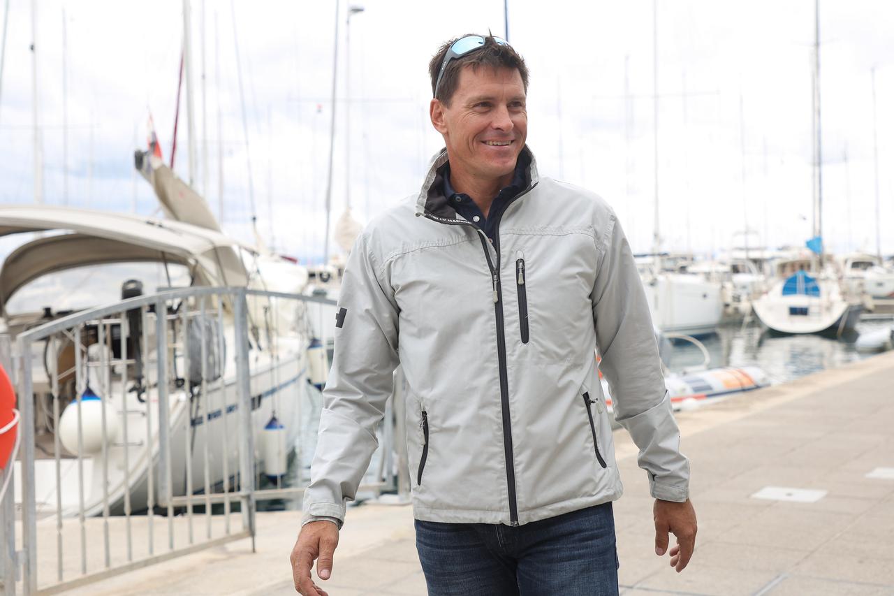 Split: Doček Ivice Kostelića koji je osvojio titulu prvaka Mediterana u jedrenju