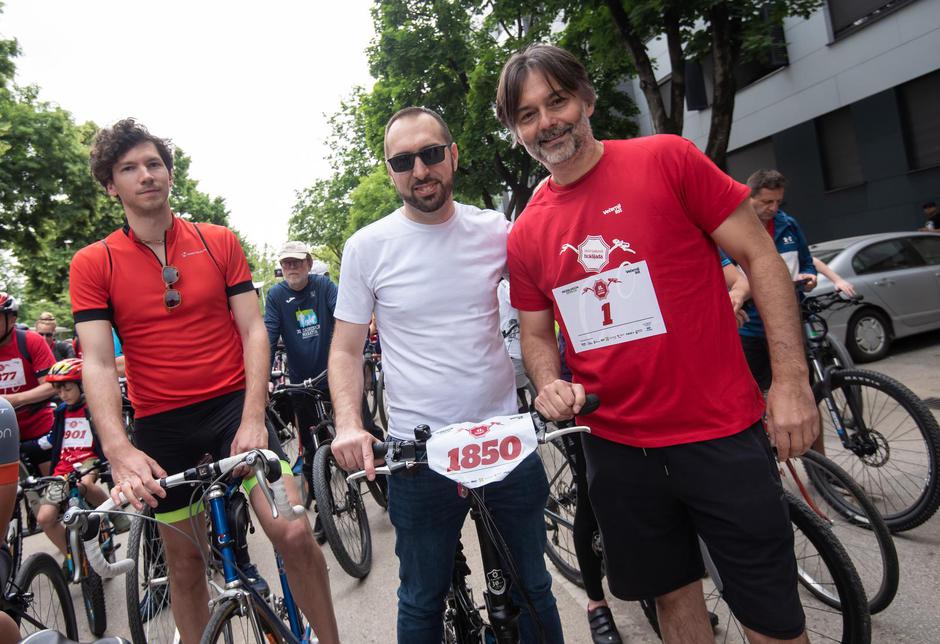 Zagreb: Gradonačelnik Tomašević na 41. Večernjakovoj biciklijadi