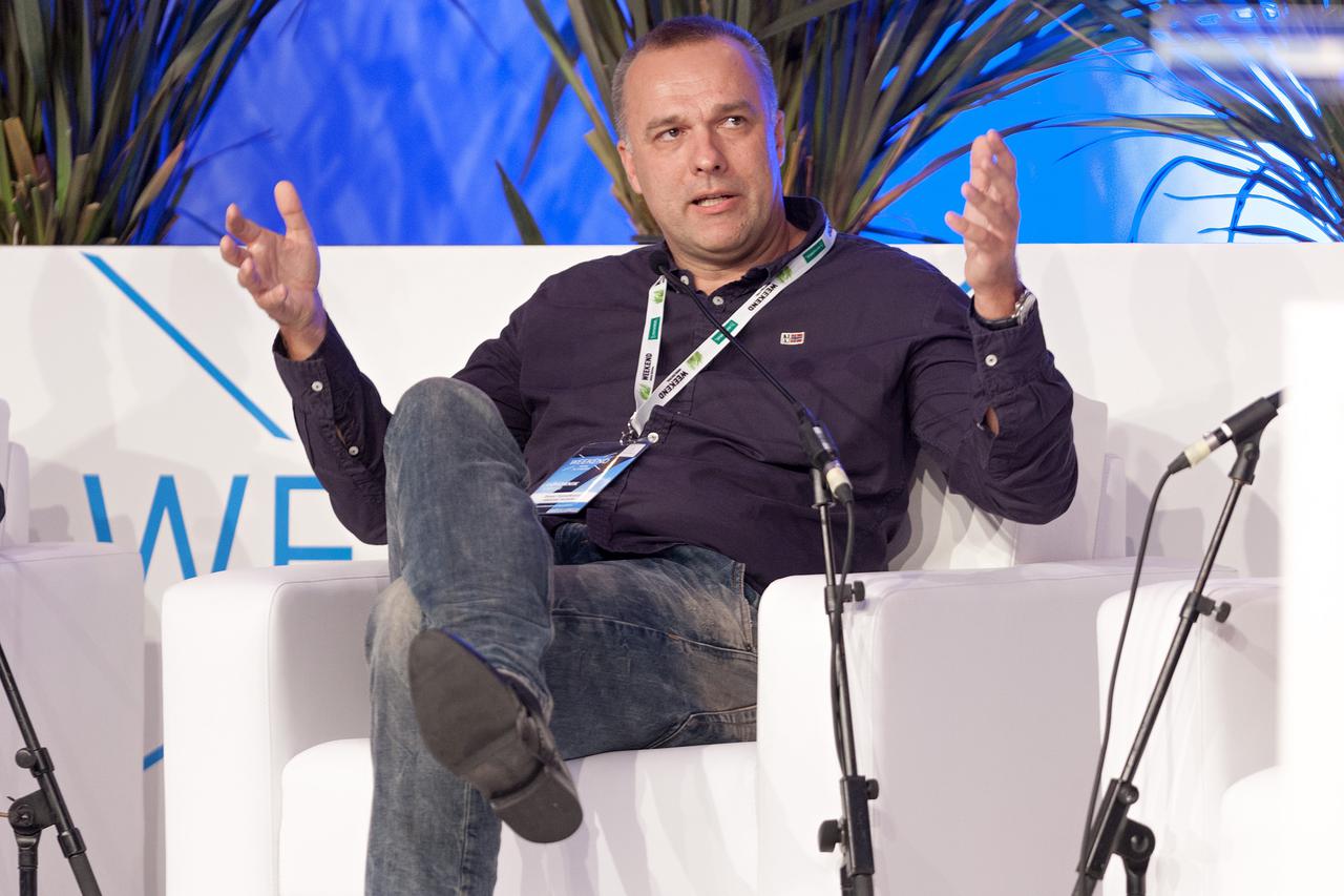 19.09.2014., Rovinj - Weekend Media Festival 2014.   Panel diskusija Veliko restrukturiranje biznisa, Davor Tomaskovic, direktor uprave HT-a. Photo: Danijel Berkovic/PIXSELL