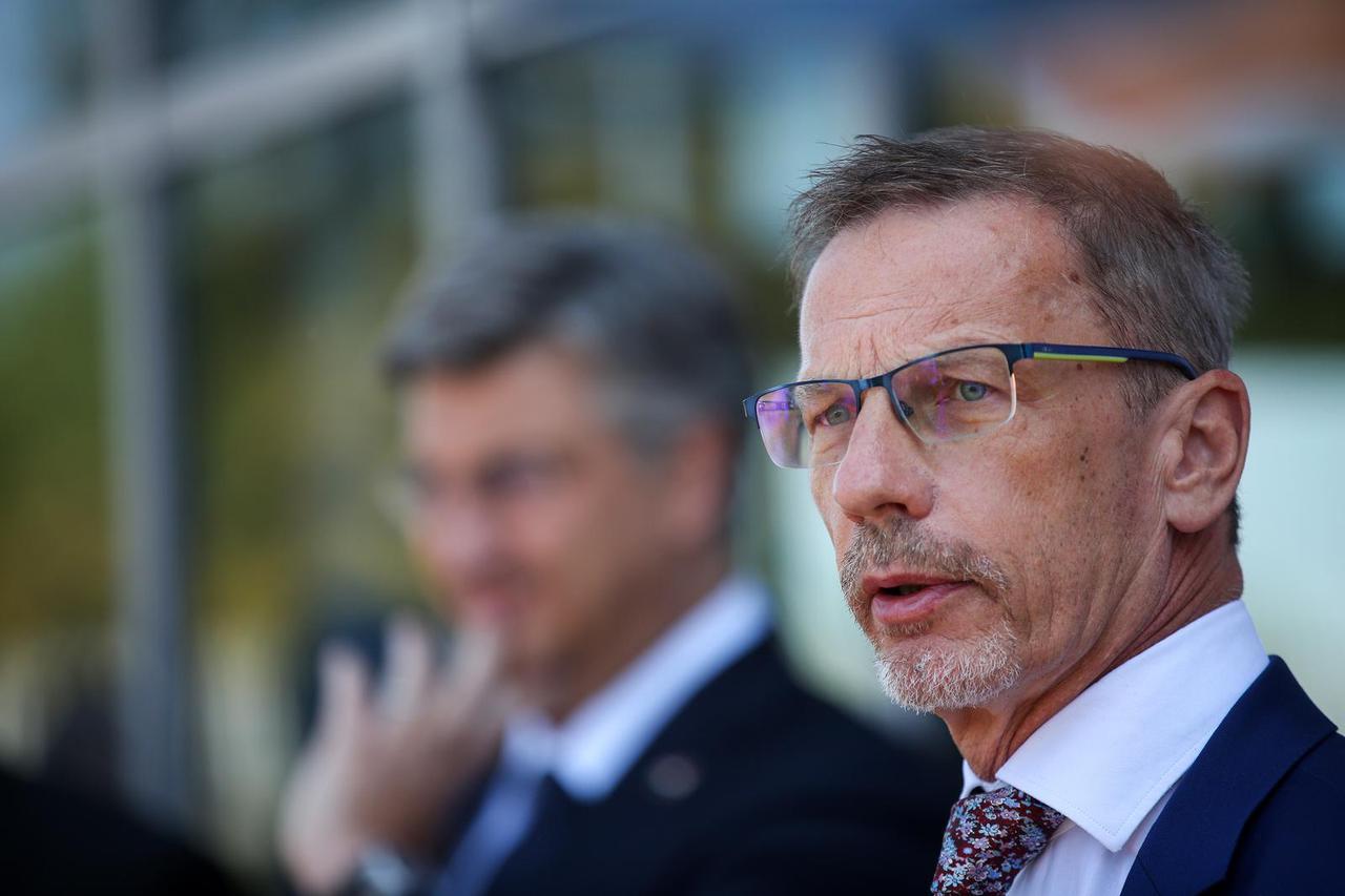 Počela proizvodnja hrvatskih eurokovanica, Plenković i Vujčić na svečanom obilježavanju početka proizvodnje