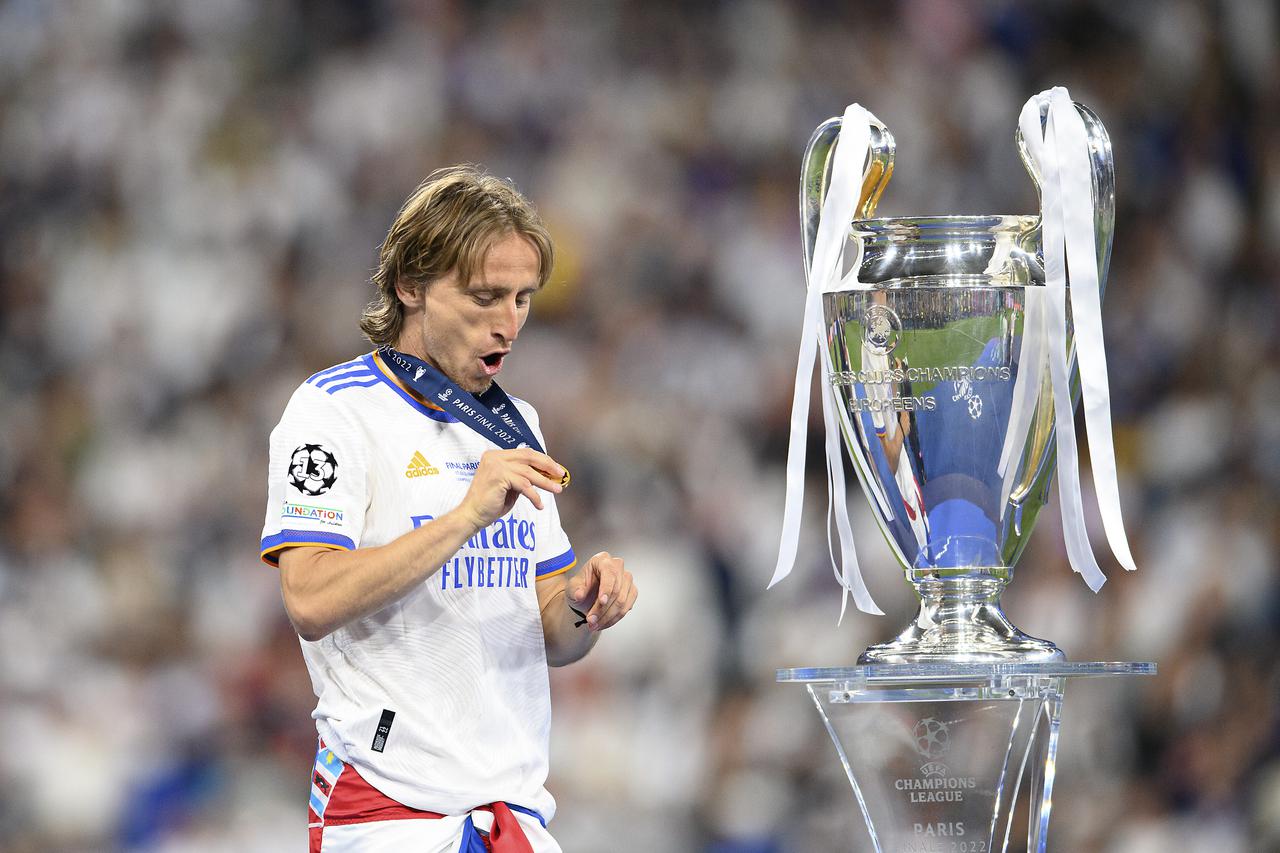 Soccer Champions League Final 2022/ Liverpool FC - Real Madrid 0:1.