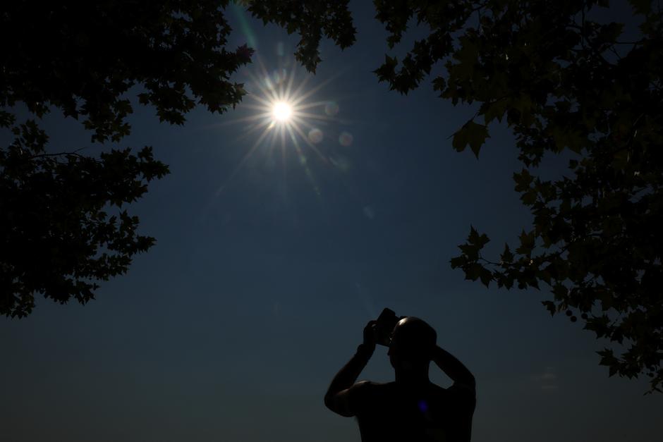 Solar eclipse in Spain