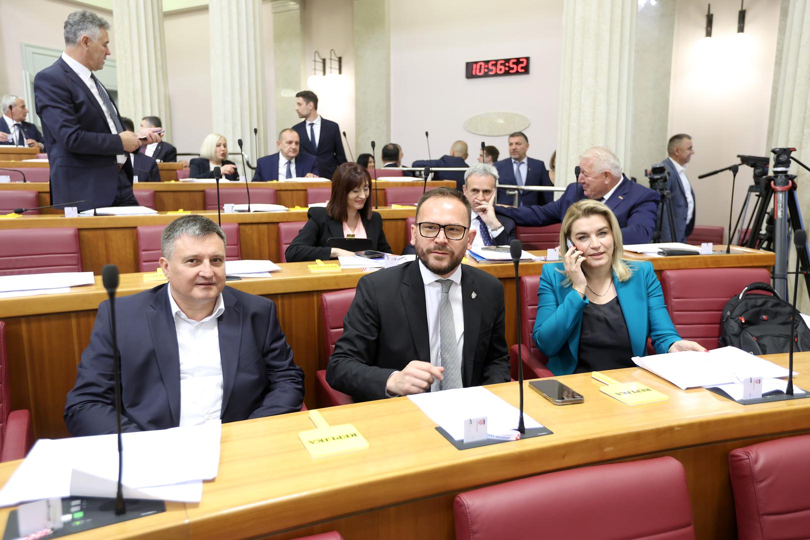 16.05.2024., Zagreb - Prvo zasjedanje Hrvatskog sabora u 11. sazivu. Photo: Patrik Macek/PIXSELL