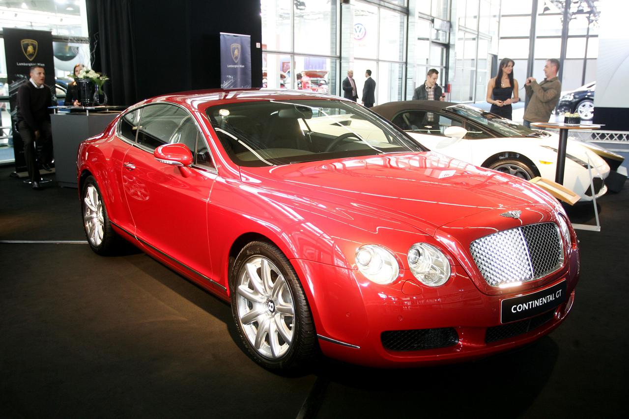 27.03.2008., Zagreb - Zagreb Auto Show na Zagrebackom velesajmu. Bentley Continental GT Coupe.  Photo: Davor Puklavec/PIXSELL