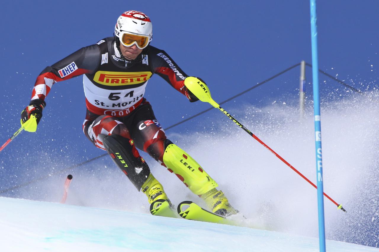 Alpine Skiing - FIS Alpine Skiing World Championships - Men's Special Slalom - St. Moritz, Switzerland - 19/2/17 - Ivica Kostelic of Croatia in action.            REUTERS/Stefano Rellandini