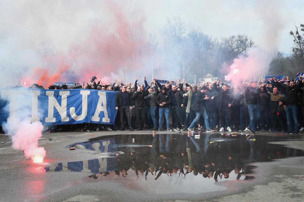 Zagreb: Odlazak Velimira Zajeca sa stadiona 