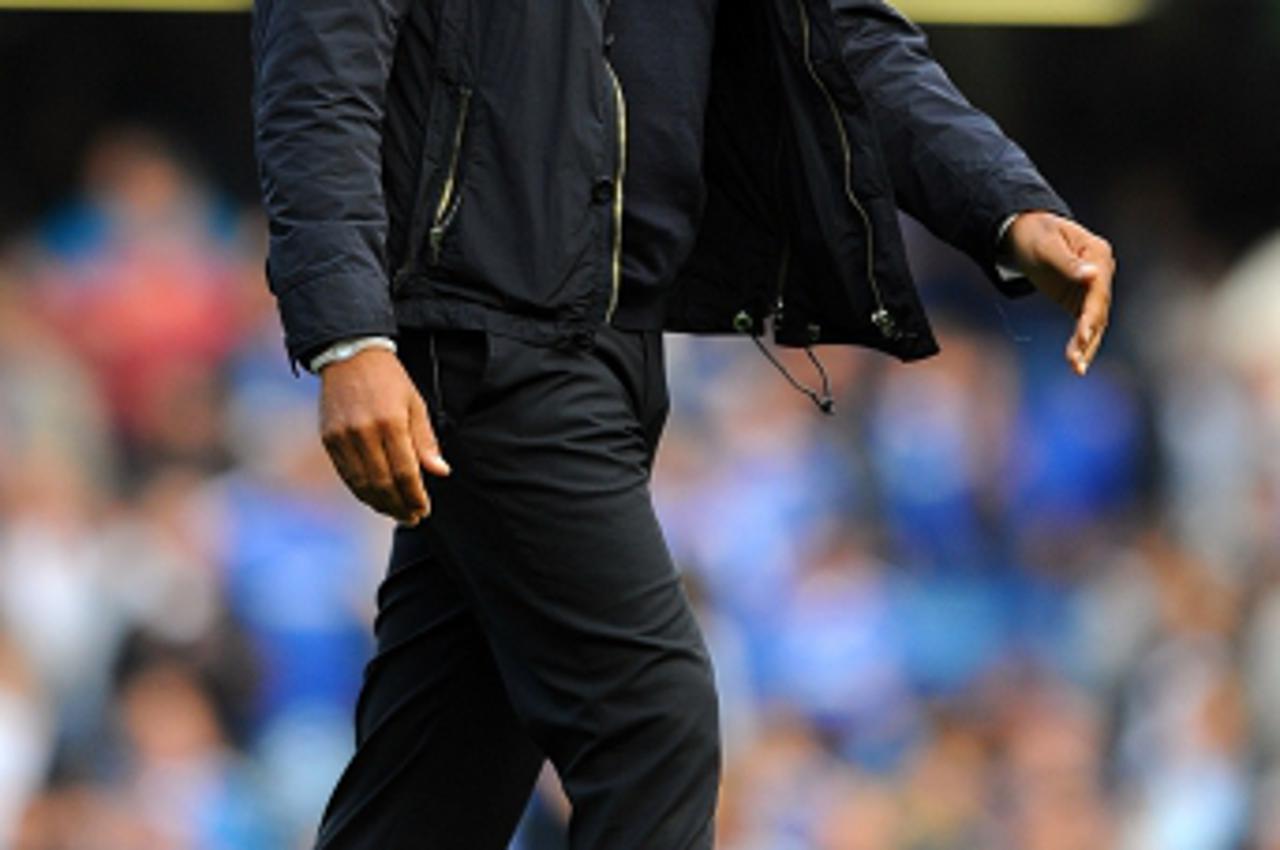 'Former Chelsea player Ruud Gullit makes an apperence at half time Photo: Press Association/Pixsell'