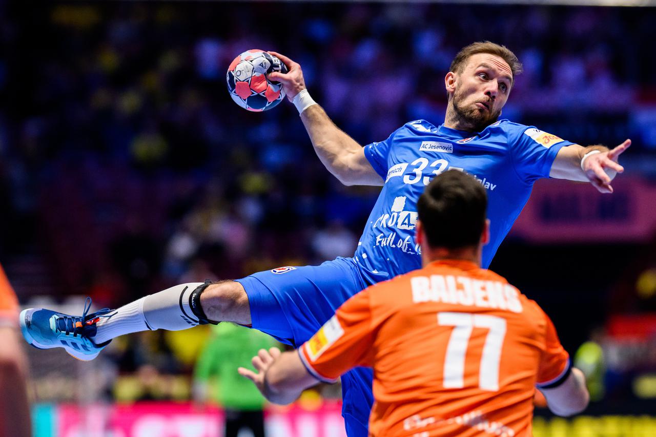 Malmö: EHF Europsko rukometno prvenstvo 2026., Hrvatska - Nizozemska
