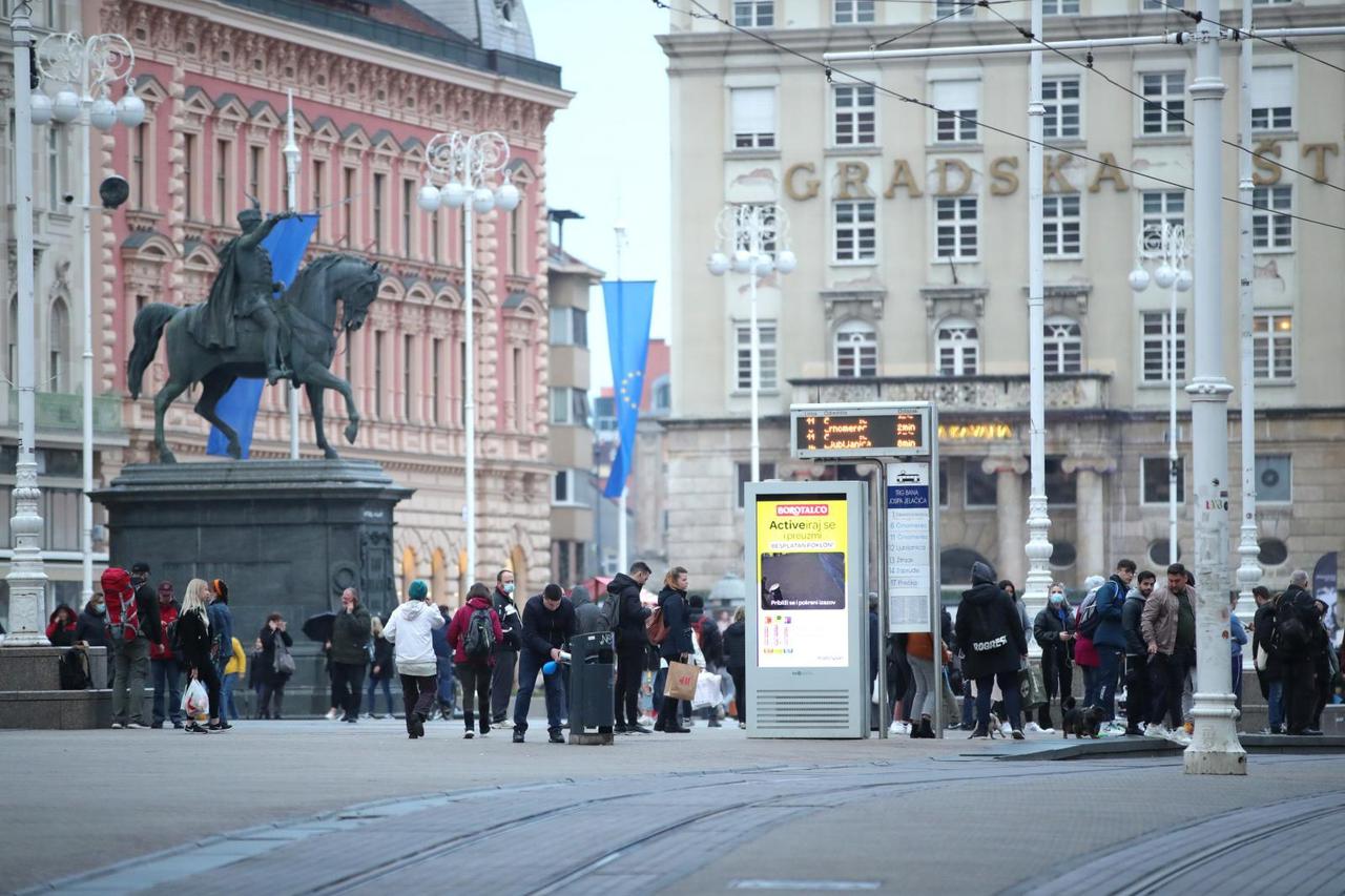 Zagreb: Kasno poslijepodne u centru grada
