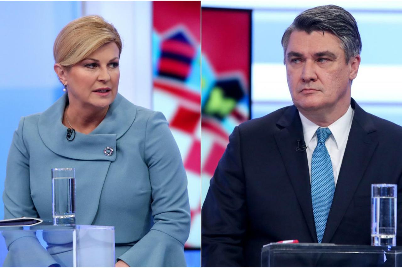 Kolinda Grabar-Kitarović i Zoran Milanović