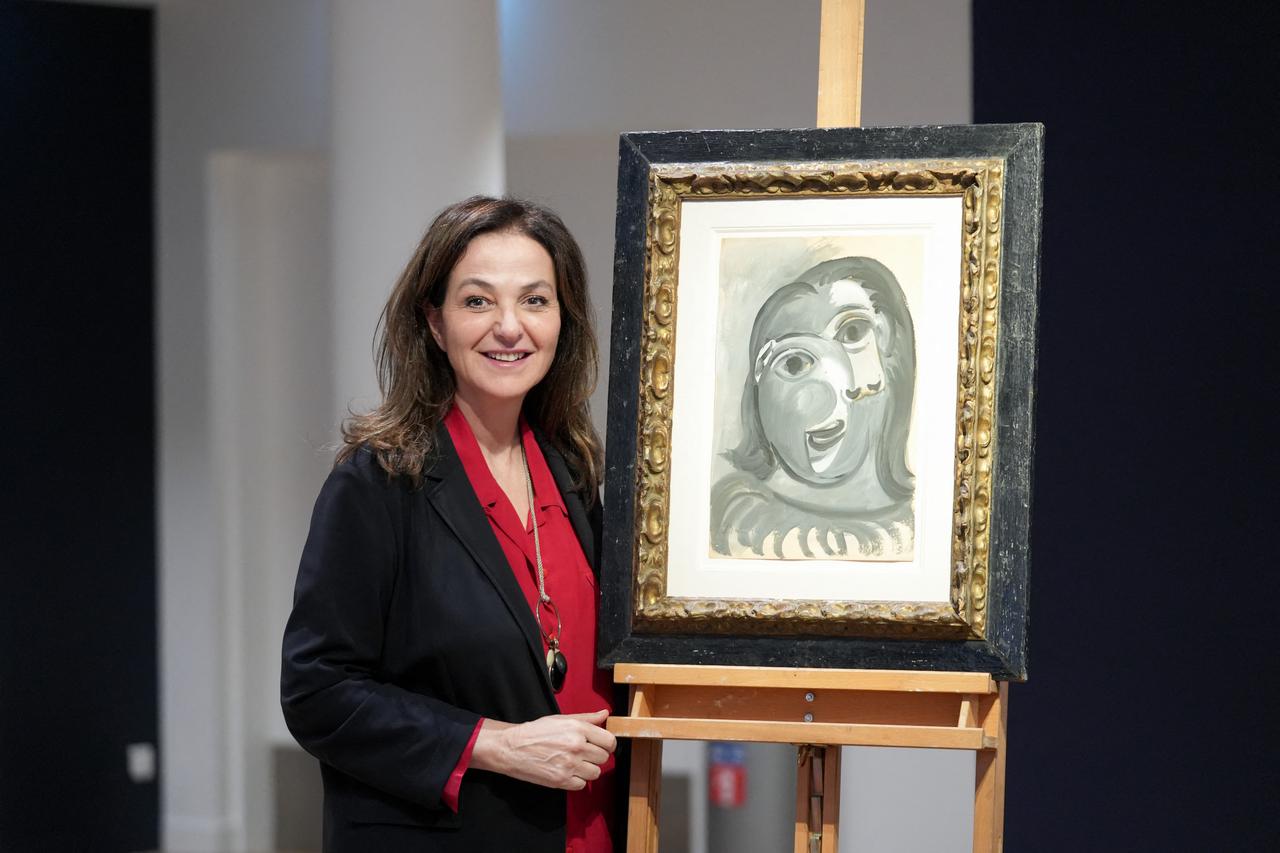 Lancement de la 3ème édition de l'Opération "1 Picasso pour 100 euros" au profit de la Fondation Recherche Alzheimer chez Christie's à Paris