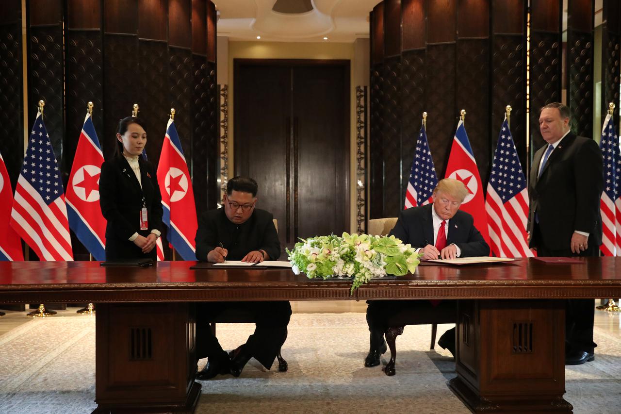 Donald Trump i Kim Jong-Un