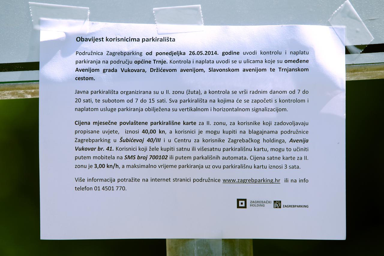 Parkiranje na Trnju