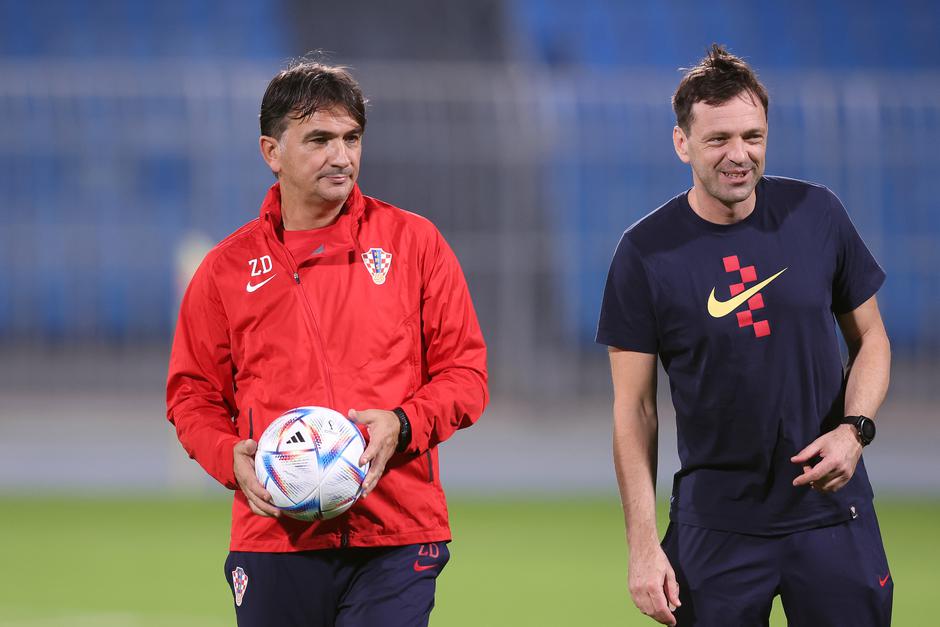 Rijad: Trening hrvatske nogometne reprezentacije uoči utakmice protiv Saudijske Arabije