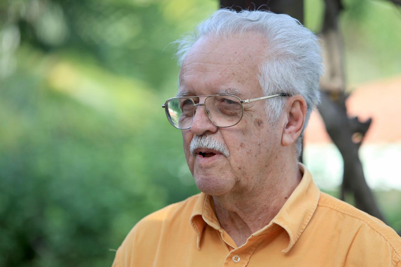 30.10.2013. Opatija - Oleg Mandic, covjek koji je posljednji ziv izisao iz logora Aushwitz prije njegovog sluzbenog zatvaranja. Photo: Nel Pavletic/PIXSELL