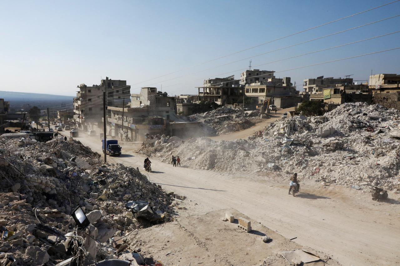 Aftermath of a deadly earthquake in rebel-held town of Harem