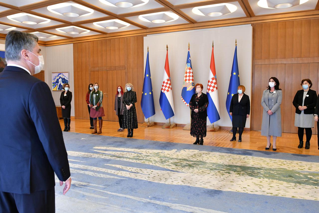 Predsjednik Milanović razgovarao s predstavnicama Saveza društava „Naša djeca“