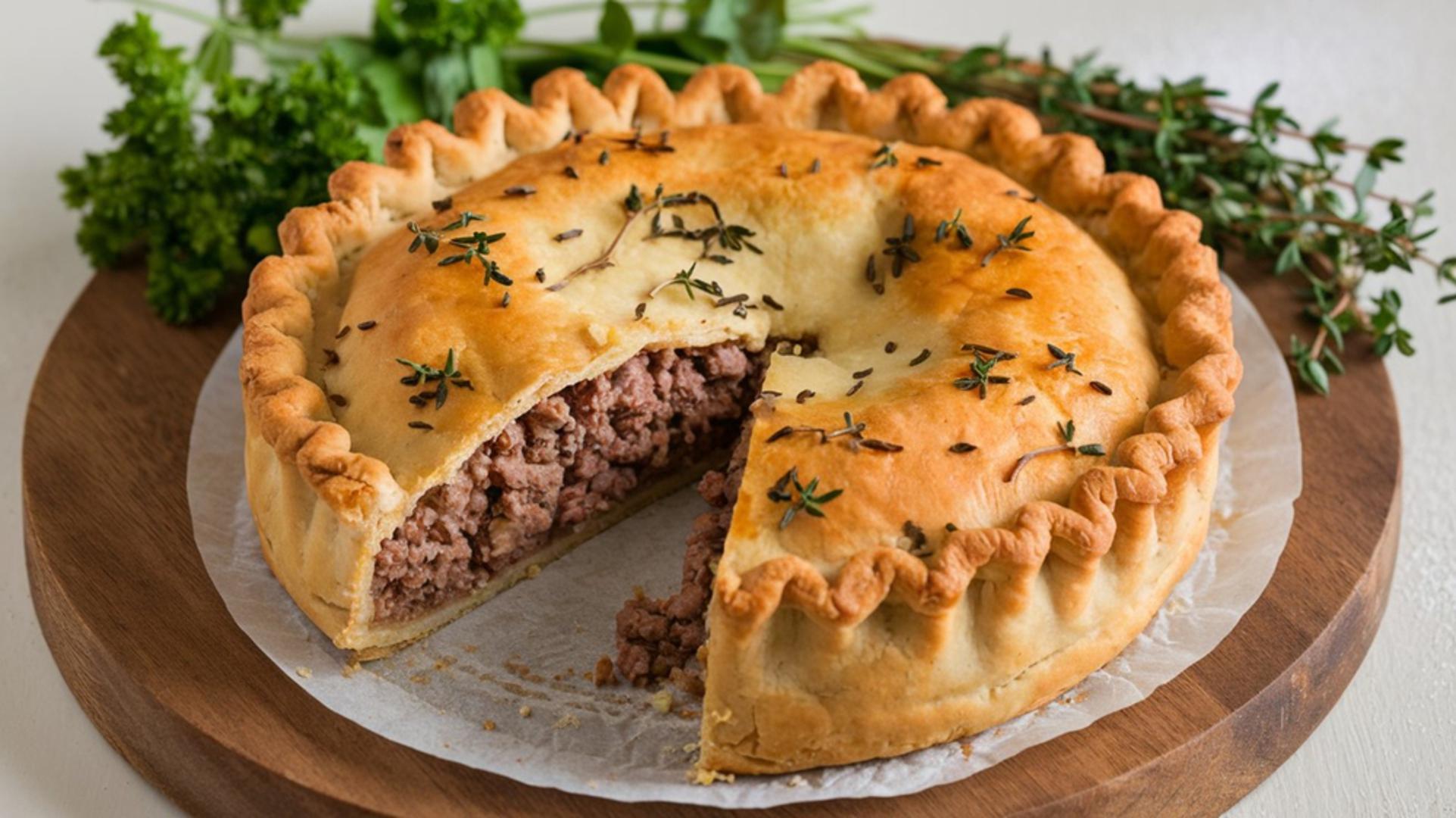Tourtière: Tourtière je tradicionalna mesna pita koja se najčešće povezuje s francusko-kanadskom kuhinjom. Obično se priprema s mljevenim ili sjeckanim mesom i začinima, zatvorena u prhko tijesto. Posebno je popularna u hladnijem dijelu godine, ali je i danas jedno od jela koje mnoge obitelji u Kanadi vežu uz blagdane i okupljanja.