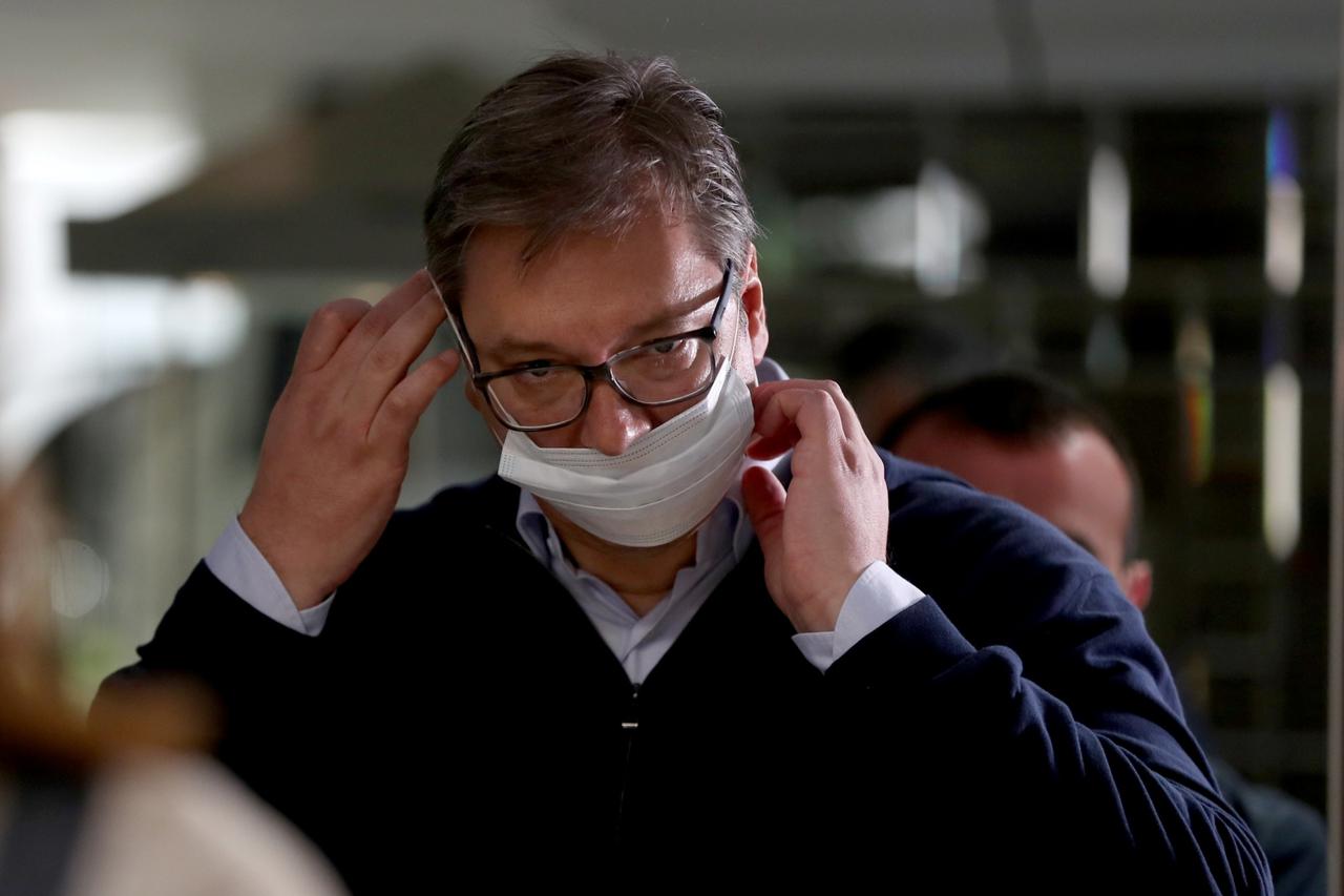 Voting in Serbia's general election