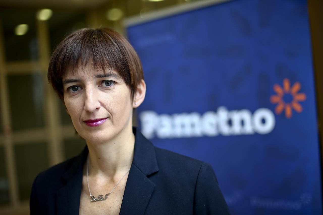 8.12.2016., Zagreb - Marijana Puljak, predsjednica politicke stranke Pametno. Photo: Slavko Midzor/PIXSELL