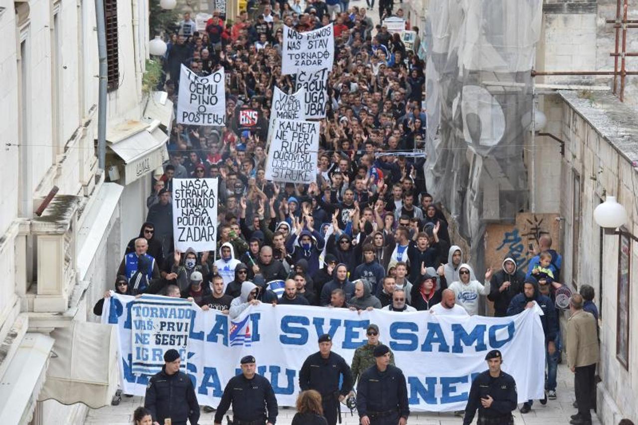 Zadar prosvjed