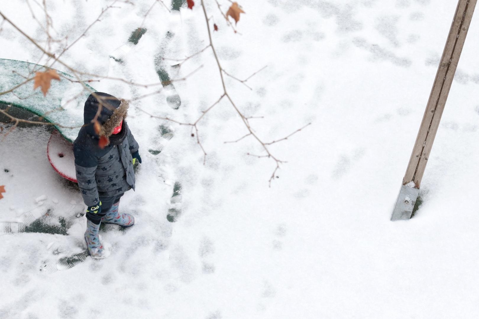 Madrid, Spain; 08/01/2021.- This Friday, almost all of Spain continues on alert for intense cold, wind, rain and snow. In the Community of Madrid the red alert has been activated.
Two days that Spain suffered the first effects of the storm Filomena, covering six autonomous communities with snow, as well as social networks, leaving a historical record (-35.6 degrees in the Leon Vega de Liordes station).
Photo: Juan Carlos Rojas/Picture Alliance | usage worldwide /DPA/PIXSELL